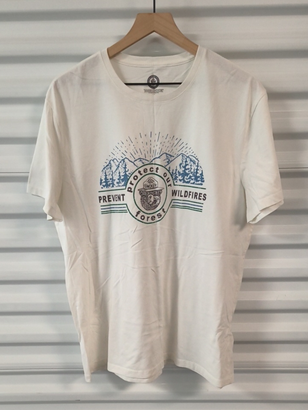 Smokey Bear Prevent Wildfires Protect Our Forest Graphic T-Shirt Women's XL